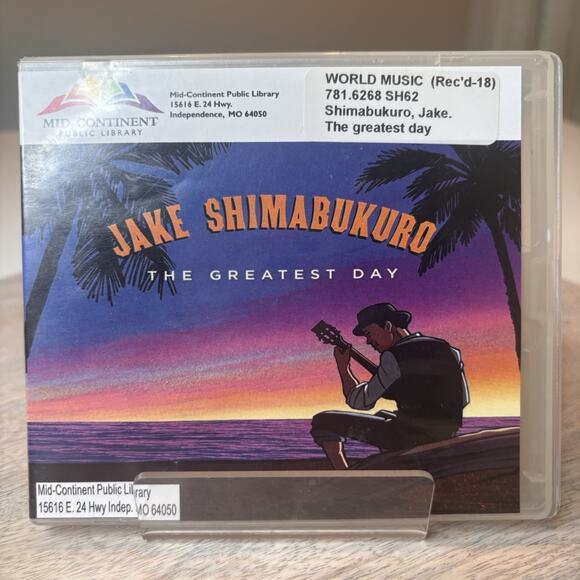 Jake Shimabukuro – The Greatest Day [CD, 2018, JS Records] Ukulele Instrumentals - Picture 1 of 5